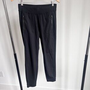 Athleta Courtside Trousers Black Pants Womens XS Stretch‎ Activewear Quick Dry